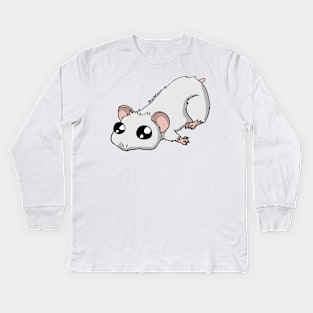 A little Hammie - White Kids Long Sleeve T-Shirt